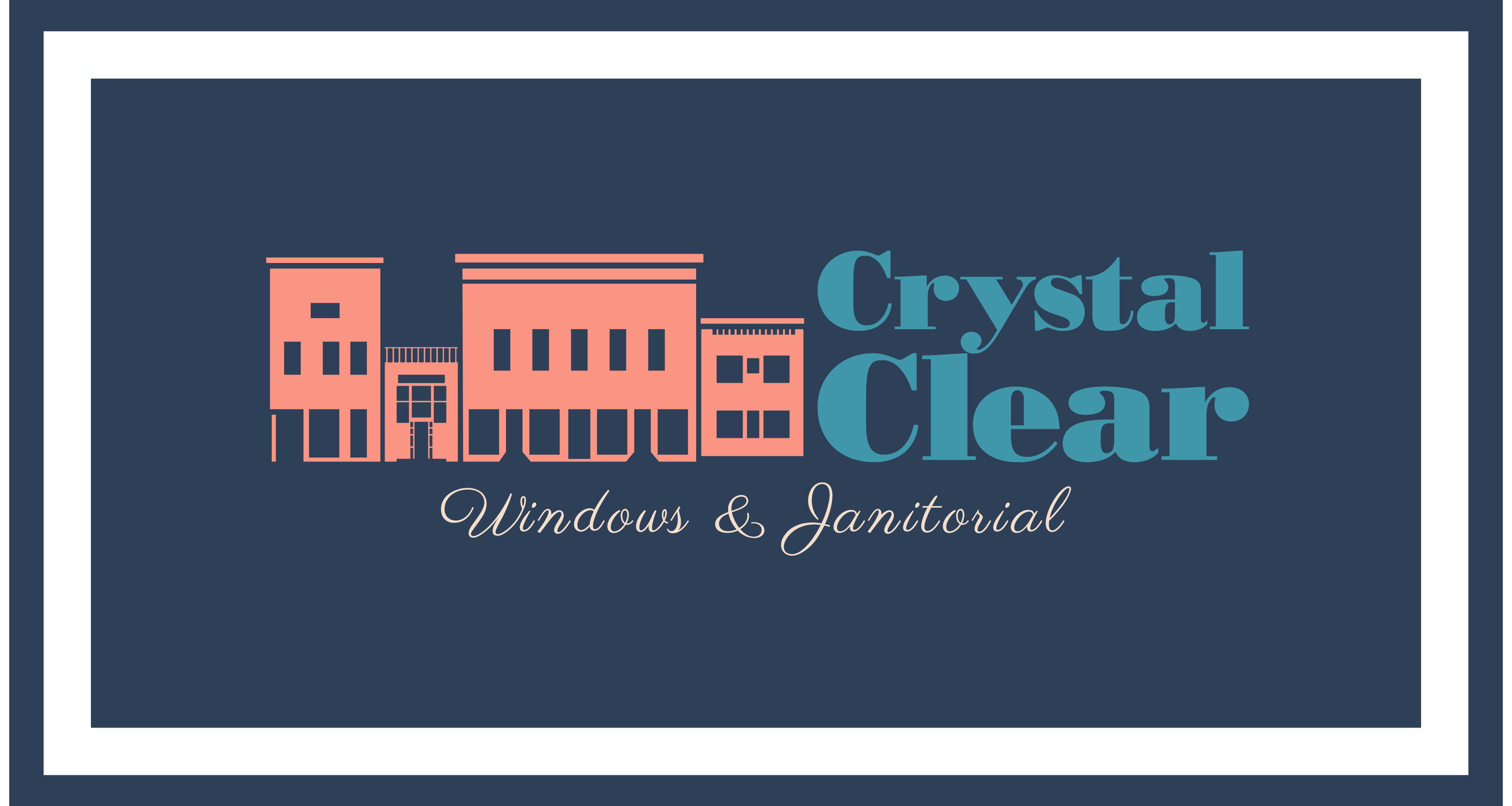 Crystal Clear Windows and Janitorial Logo